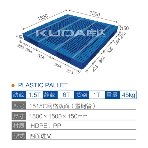 1515网格双面（置钢管）塑料世俱杯（Club WC）官方网站