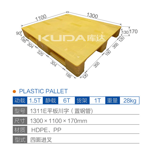 1311E平板川字（置钢管）塑料世俱杯（Club WC）官方网站